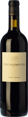 123,95 € Free Shipping | Red wine Château Cheval Blanc Cheval des Andes Aged I.G. Mendoza Mendoza Argentina Cabernet Sauvignon, Malbec, Petit Verdot Bottle 75 cl