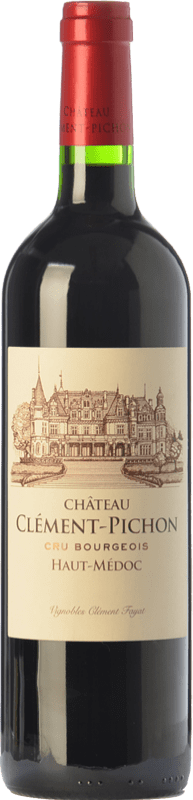 24,95 € Envío gratis | Vino tinto Château Clément-Pichon Crianza A.O.C. Haut-Médoc Burdeos Francia Merlot, Cabernet Sauvignon, Cabernet Franc Botella 75 cl