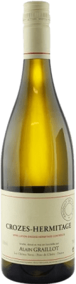 51,95 € Envío gratis | Vino Blanco Alain Graillot A.O.C. Crozes-Hermitage Rhône Francia Roussanne, Marsanne Eco — Ecológico Botella 75 cl