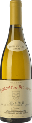 46,95 € Free Shipping | White wine Château Beaucastel Coudoulet Blanc A.O.C. Côtes du Rhône Rhône France Viognier, Marsanne, Bourboulenc, Clairette Blanche Bottle 75 cl