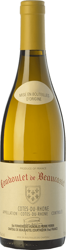 43,95 € 免费送货 | 白酒 Famille Perrin Coudoulet de Beaucastel Blanc A.O.C. Côtes du Rhône 罗纳 法国 Viognier, Marsanne, Bourboulenc, Clairette Blanche 瓶子 75 cl