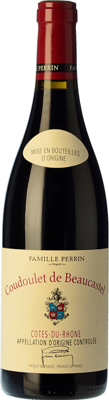 39,95 € 送料無料 | 赤ワイン Famille Perrin Coudoulet de Beaucastel Rouge A.O.C. Côtes du Rhône ローヌ フランス Syrah, Grenache, Mourvèdre, Cinsault ボトル 75 cl