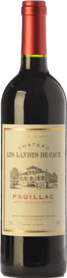 35,95 € Envio grátis | Vinho tinto Château de Cach Les Landes de Cach Crianza A.O.C. Pauillac Bordeaux França Merlot, Cabernet Sauvignon Garrafa 75 cl
