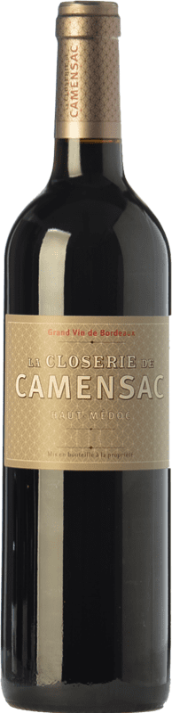 19,95 € 免费送货 | 红酒 Château de Camensac La Closerie 岁 A.O.C. Haut-Médoc 波尔多 法国 Merlot, Cabernet Sauvignon 瓶子 75 cl
