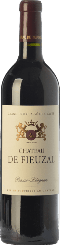 79,95 € Free Shipping | Red wine Château de Fieuzal Aged A.O.C. Pessac-Léognan Bordeaux France Merlot, Cabernet Sauvignon, Cabernet Franc, Petit Verdot Bottle 75 cl