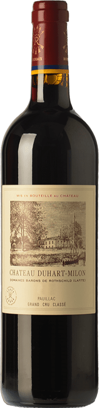 133,95 € Бесплатная доставка | Красное вино Château Duhart Milon Crianza — Крианса A.O.C. Pauillac Бордо Франция Merlot — Мерло, Cabernet Sauvignon — Каберне Совиньон 75 cl