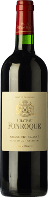68,95 € Free Shipping | Red Wine Château Fonroque Grand Cru Crianza — Aged A.O.C. Saint-Émilion Bordeaux France Merlot, Cabernet Franc Eco — Organic Bottle 75 cl