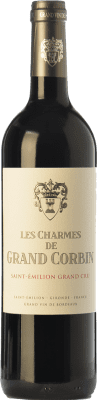17,95 € 免费送货 | 红葡萄酒 Château Grand Corbin Les Charmes Grand Cru Crianza — 陈酿 A.O.C. Saint-Émilion 波尔多 法国 Merlot — 梅洛, Cabernet Sauvignon — 赤霞珠, Cabernet Franc — 品丽珠 75 cl