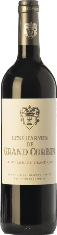 17,95 € 送料無料 | 赤ワイン Château Grand Corbin Les Charmes Grand Cru Crianza — クリアンサ A.O.C. Saint-Émilion ボルドー フランス Merlot — メルロー, Cabernet Sauvignon — カベルネ・ソーヴィニヨン, Cabernet Franc — カベルネ・フラン 75 cl