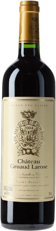 89,95 € Free Shipping | Red wine Château Gruaud Larose Aged A.O.C. Saint-Julien Bordeaux France Merlot, Cabernet Sauvignon, Cabernet Franc, Petit Verdot Bottle 75 cl