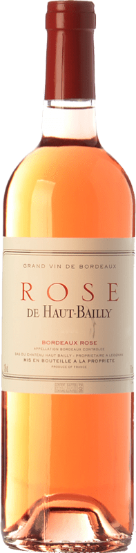 16,95 € 免费送货 | 玫瑰酒 Château Haut-Bailly Rose A.O.C. Bordeaux 波尔多 法国 Cabernet Sauvignon 瓶子 75 cl
