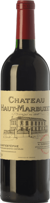 81,95 € 免费送货 | 红葡萄酒 Château Haut-Marbuzet Crianza — 陈酿 A.O.C. Saint-Estèphe 波尔多 法国 Merlot — 梅洛, Cabernet Sauvignon — 赤霞珠, Cabernet Franc — 品丽珠 瓶装 75 cl