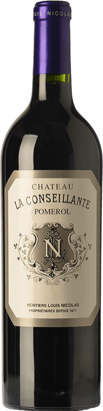 215,95 € Free Shipping | Red wine Héritiers Louis Nicolas Château La Conseillante A.O.C. Pomerol Bordeaux France Merlot, Cabernet Sauvignon Bottle 75 cl