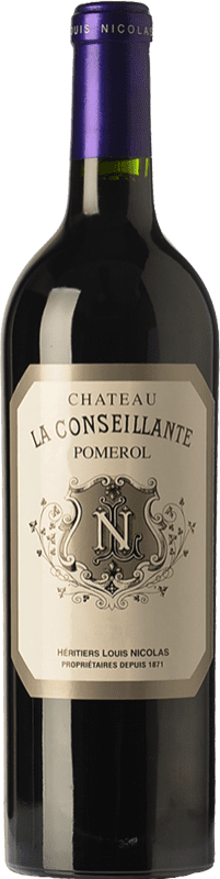 379,95 € Бесплатная доставка | Красное вино Héritiers Louis Nicolas Château La Conseillante A.O.C. Pomerol Бордо Франция Merlot, Cabernet Sauvignon бутылка 75 cl