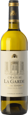 29,95 € Spedizione Gratuita | Vino bianco Château La Garde Blanc Crianza A.O.C. Pessac-Léognan bordò Francia Sauvignon Bianca, Sémillon, Sauvignon Grigia Bottiglia 75 cl
