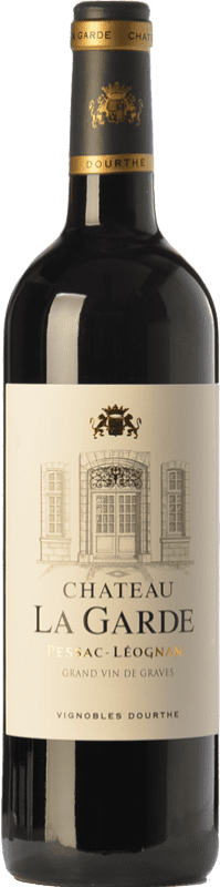 29,95 € Envio grátis | Vinho tinto Château La Garde Crianza A.O.C. Pessac-Léognan Bordeaux França Merlot, Cabernet Sauvignon Garrafa 75 cl