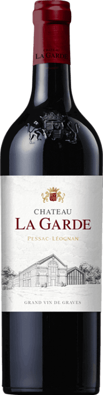 31,95 € Envío gratis | Vino tinto Château La Garde Crianza A.O.C. Pessac-Léognan Burdeos Francia Merlot, Cabernet Sauvignon Botella 75 cl