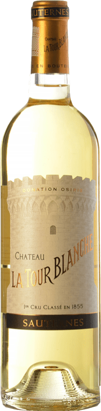 66,95 € Envío gratis | Vino dulce Château La Tour Blanche A.O.C. Sauternes Burdeos Francia Sauvignon Blanca, Sémillon, Muscadelle Botella 75 cl