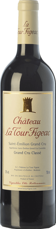 59,95 € Free Shipping | Red Wine Château La Tour Figeac Grand Cru Crianza — Aged A.O.C. Saint-Émilion Bordeaux France Merlot, Cabernet Franc Bottle 75 cl