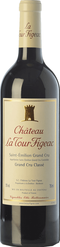 58,95 € Envío gratis | Vino tinto Château La Tour Figeac Crianza A.O.C. Saint-Émilion Grand Cru Burdeos Francia Merlot, Cabernet Franc Botella 75 cl