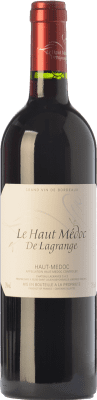 16,95 € Free Shipping | Red wine Château Lagrange Le Haut Médoc Crianza A.O.C. Haut-Médoc Bordeaux France Merlot, Cabernet Sauvignon Bottle 75 cl