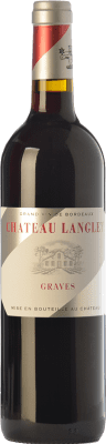 14,95 € Free Shipping | Red wine Château Langlet Aged A.O.C. Graves Bordeaux France Merlot, Cabernet Sauvignon Bottle 75 cl