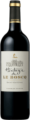 25,95 € Envío gratis | Vino tinto Château Le Boscq A.O.C. Saint-Estèphe Burdeos Francia Merlot, Cabernet Sauvignon, Petit Verdot Botella 75 cl