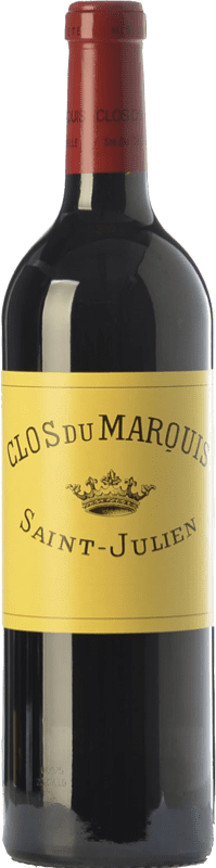 63,95 € 免费送货 | 红酒 Château Léoville Las Cases Clos du Marquis 岁 A.O.C. Saint-Julien 波尔多 法国 Merlot, Cabernet Sauvignon, Cabernet Franc 瓶子 75 cl
