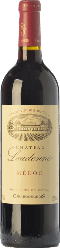 21,95 € Free Shipping | Red wine Château Loudenne Aged A.O.C. Médoc Bordeaux France Merlot, Cabernet Sauvignon, Cabernet Franc, Malbec Bottle 75 cl