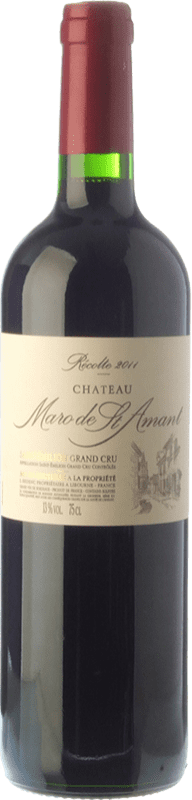 15,95 € Kostenloser Versand | Rotwein Château Maro de Saint Amant Alterung A.O.C. Saint-Émilion Grand Cru Bordeaux Frankreich Merlot Flasche 75 cl