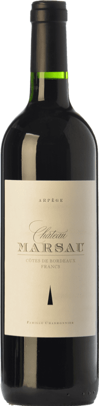 12,95 € 送料無料 | 赤ワイン Château Marsau Arpège Crianza — クリアンサ A.O.C. Côtes de Bordeaux ボルドー フランス Merlot — メルロー 75 cl