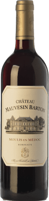 26,95 € Free Shipping | Red wine Château Mauvesin Barton Aged A.O.C. Moulis-en-Médoc Bordeaux France Merlot, Cabernet Sauvignon, Cabernet Franc, Petit Verdot Bottle 75 cl