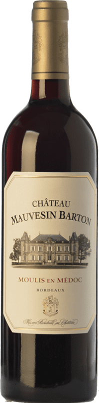 26,95 € 免费送货 | 红葡萄酒 Château Mauvesin Barton Crianza — 陈酿 A.O.C. Moulis-en-Médoc 波尔多 法国 Merlot — 梅洛, Cabernet Sauvignon — 赤霞珠, Cabernet Franc — 品丽珠, Petit Verdot 瓶装 75 cl