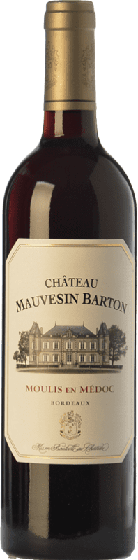 19,95 € Free Shipping | Red wine Château Mauvesin Barton Aged A.O.C. Moulis-en-Médoc Bordeaux France Merlot, Cabernet Sauvignon, Cabernet Franc, Petit Verdot Bottle 75 cl