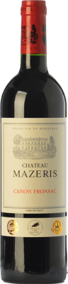 13,95 € Бесплатная доставка | Красное вино Château Mazeris старения A.O.C. Canon Fronsac Бордо Франция Merlot, Cabernet Franc бутылка 75 cl