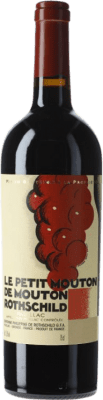 337,95 € 免费送货 | 红酒 Château Mouton-Rothschild Le Petit Mouton 岁 A.O.C. Pauillac 波尔多 法国 Merlot, Cabernet Sauvignon 瓶子 75 cl