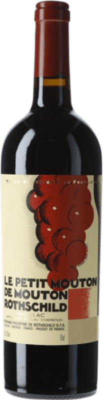 318,95 € Free Shipping | Red wine Château Mouton-Rothschild Le Petit Mouton Aged A.O.C. Pauillac Bordeaux France Merlot, Cabernet Sauvignon Bottle 75 cl