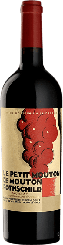 337,95 € Spedizione Gratuita | Vino Rosso Château Mouton-Rothschild Le Petit Mouton Crianza — Invecchiato in Botte A.O.C. Pauillac bordò Francia Merlot, Cabernet Sauvignon Bottiglia 75 cl