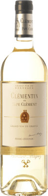64,95 € Envio grátis | Vinho Branco Château Pape Clément Clémentin Crianza A.O.C. Pessac-Léognan Bordeaux França Sémillon, Muscadelle, Sauvignon Cinzento, Sauvignon 75 cl