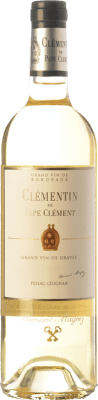 61,95 € Envío gratis | Vino blanco Château Pape Clément Clémentin Blanc Crianza A.O.C. Pessac-Léognan Burdeos Francia Sauvignon Blanca, Sémillon, Muscadelle, Sauvignon Gris Botella 75 cl