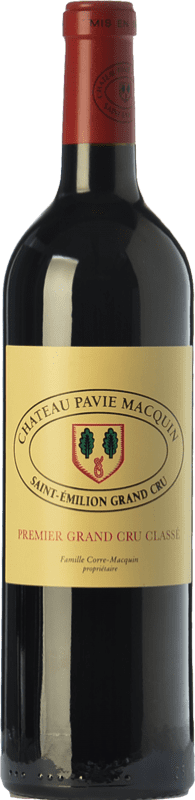 155,95 € 免费送货 | 红葡萄酒 Château Pavie-Macquin Grand Cru A.O.C. Saint-Émilion 波尔多 法国 Merlot — 梅洛, Cabernet Sauvignon — 赤霞珠, Cabernet Franc — 品丽珠 75 cl