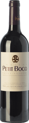 28,95 € Spedizione Gratuita | Vino rosso Château Petit Bocq Crianza A.O.C. Saint-Estèphe bordò Francia Merlot, Cabernet Sauvignon, Cabernet Franc Bottiglia 75 cl