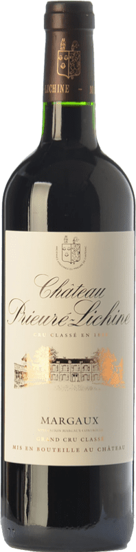 47,95 € Envío gratis | Vino tinto Château Prieuré-Lichine Crianza A.O.C. Margaux Burdeos Francia Merlot, Cabernet Sauvignon, Petit Verdot Botella 75 cl
