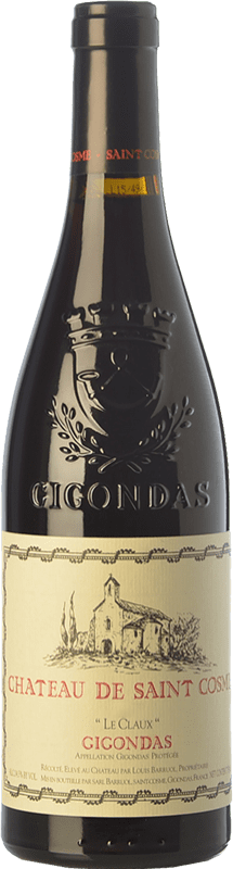 133,95 € Free Shipping | Red Wine Château Saint Cosme Le Claux Crianza — Aged A.O.C. Gigondas Rhône France Garnacha — Grenache Bottle 75 cl