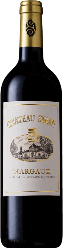 57,95 € 送料無料 | 赤ワイン Château Siran 高齢者 A.O.C. Margaux ボルドー フランス Merlot, Cabernet Sauvignon, Cabernet Franc, Petit Verdot ボトル 75 cl