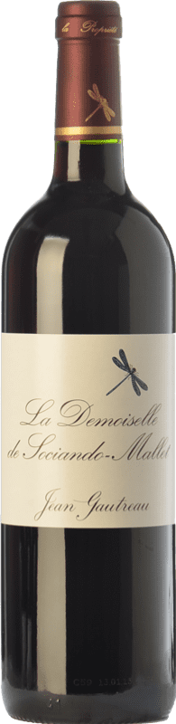 25,95 € 免费送货 | 红酒 Château Sociando-Mallet La Demoiselle 岁 A.O.C. Haut-Médoc 波尔多 法国 Merlot, Cabernet Sauvignon 瓶子 75 cl