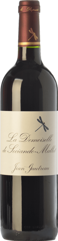 26,95 € Kostenloser Versand | Rotwein Château Sociando-Mallet La Demoiselle Crianza — Kurze Fassreifung A.O.C. Haut-Médoc Bordeaux Frankreich Merlot, Cabernet Sauvignon Flasche 75 cl
