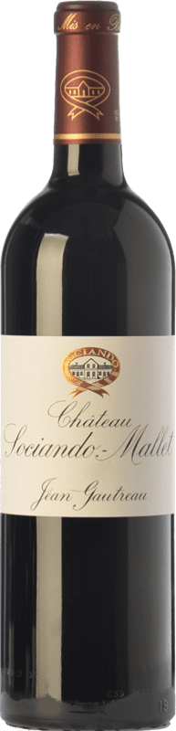 39,95 € Free Shipping | Red wine Château Sociando-Mallet Aged A.O.C. Haut-Médoc Bordeaux France Merlot, Cabernet Sauvignon, Cabernet Franc Bottle 75 cl