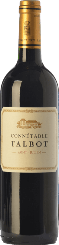 39,95 € Spedizione Gratuita | Vino Rosso Château Talbot Connétable Crianza — Invecchiato in Botte A.O.C. Saint-Julien bordò Francia Merlot, Cabernet Sauvignon, Petit Verdot 75 cl