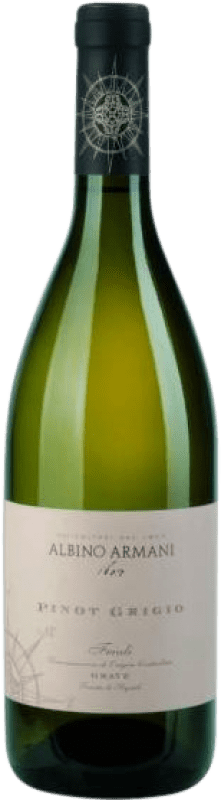 14,95 € Kostenloser Versand | Weißwein Albino Armani D.O.C. Friuli Grave Friaul-Julisch Venetien Italien Pinot Grau Flasche 75 cl